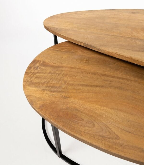 Hannover Salontafel Organisch, Set Van 2, Smooth Natural - Must Have Collection Nijwie Salontafel MHC.CT.0013