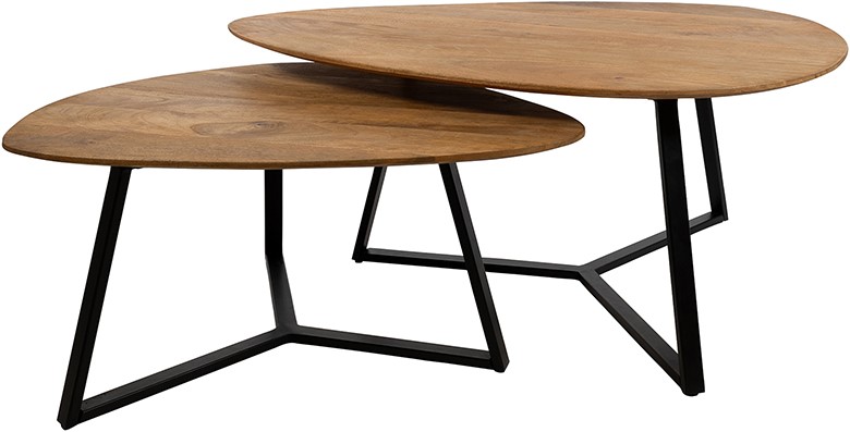 Keulen Salontafel Organisch, Set Van 2, Smooth Natural - Must Have Collection Nijwie Salontafel MHC.CT.0019