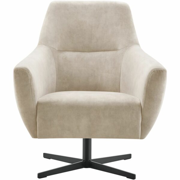 Pronto Wonen Draaifauteuil Gudo lichtgrijs Grijs Draaifauteuil