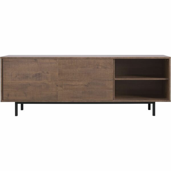 Pronto Wonen Dressoir Spazzare dark mango Bruin|Naturel Dressoir