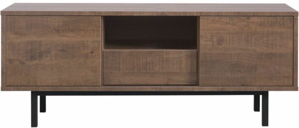 Pronto Wonen Tv-meubel Spazzare (148 Cm) dark mango Bruin|Naturel Dressoir