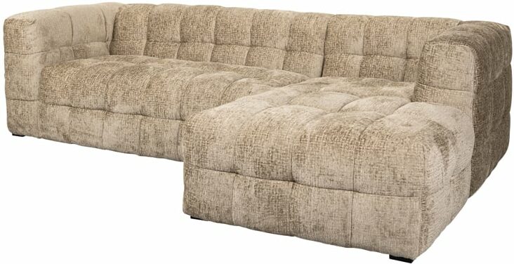 Richmond Loungebank Merrol Rechts, Chenille - Desert