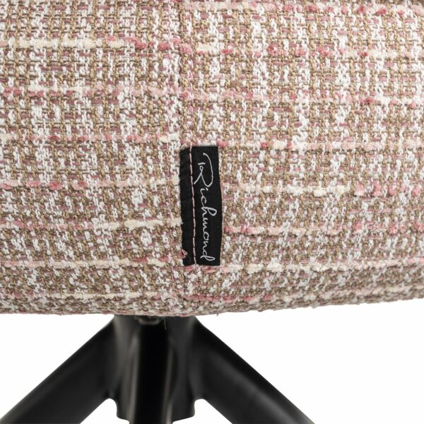 Richmond Interiors Draaifauteuil Kayla trendy rose  Eetkamerstoel