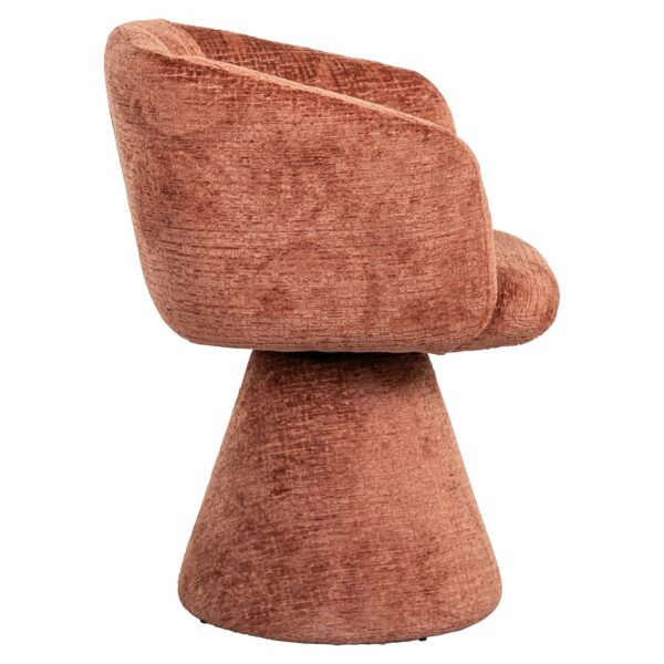 Richmond Interiors Draaifauteuil Madeline blush fusion  Eetkamerstoel