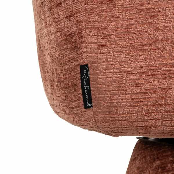 Richmond Interiors Draaifauteuil Madeline blush fusion  Eetkamerstoel