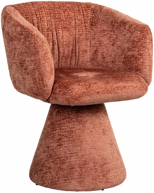 Richmond Interiors Draaifauteuil Madeline blush fusion  Eetkamerstoel