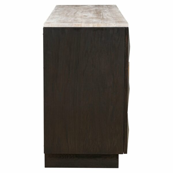 Richmond Interiors Dressoir Claremont 4-deurs Bruin Wandtafel