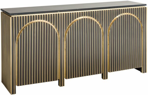 Richmond Interiors Dressoir Les Arcs 3-deurs Goud Dressoir