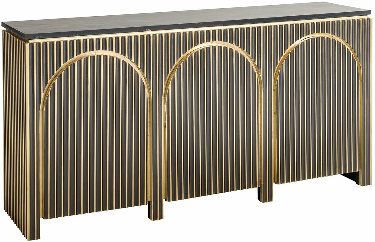 Richmond Interiors Dressoir Les Arcs 3-deurs Goud Dressoir