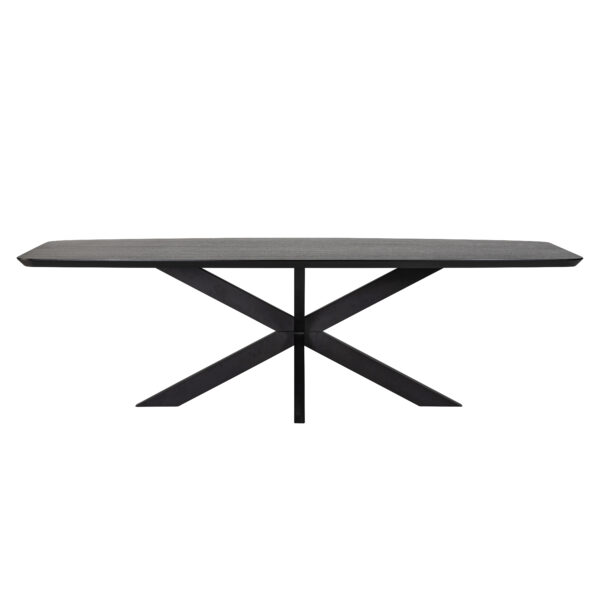 Richmond Interiors Eettafel Bonvoy black 260 Zwart Eettafel