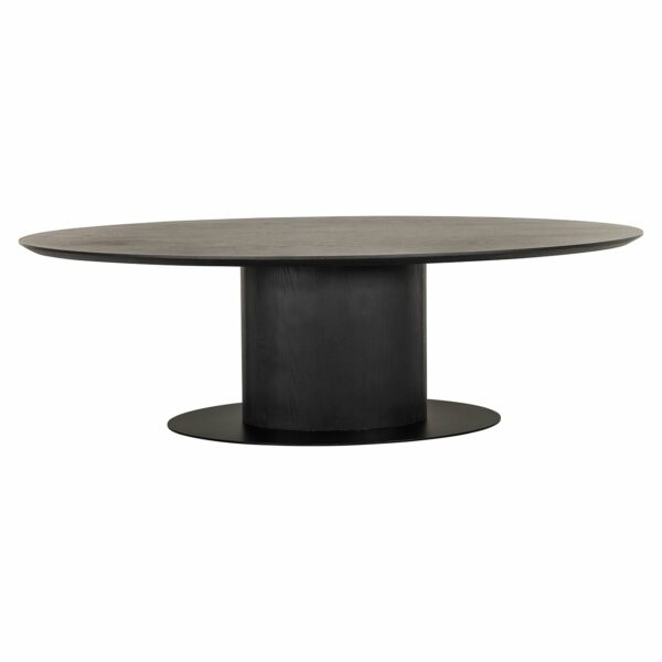 Richmond Interiors Eettafel Gordon 210 dark coffee Bruin Eettafel