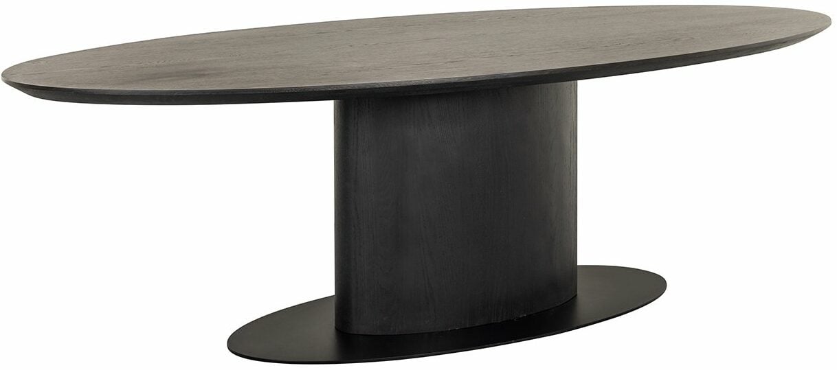 Richmond Interiors Eettafel Gordon 240 dark coffee Bruin Eettafel