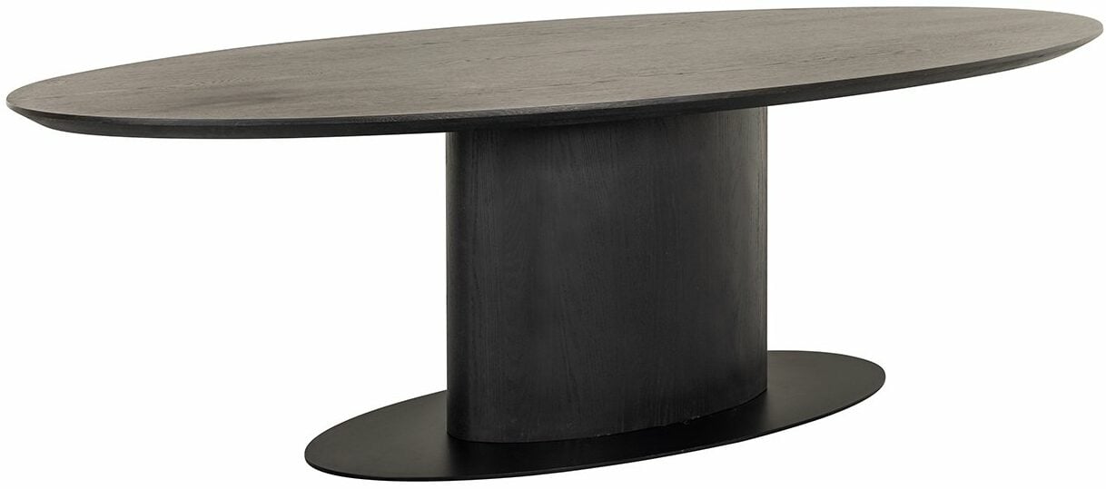 Richmond Interiors Eettafel Gordon 300 dark coffee Bruin Eettafel