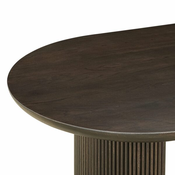 Richmond Interiors Eettafel Kingston 280 dark coffee Bruin Eettafel