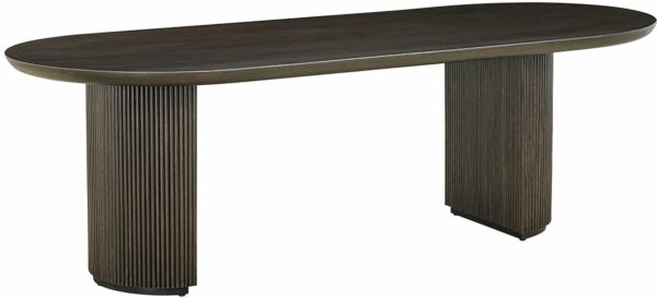 Richmond Interiors Eettafel Kingston 280 dark coffee Bruin Eettafel