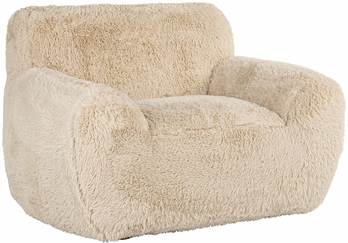 Richmond Fauteuil 'Comfy' Fluffy, kleur Zand