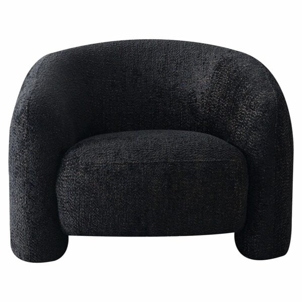 Richmond Interiors Fauteuil Milania lovely black Zwart Fauteuil