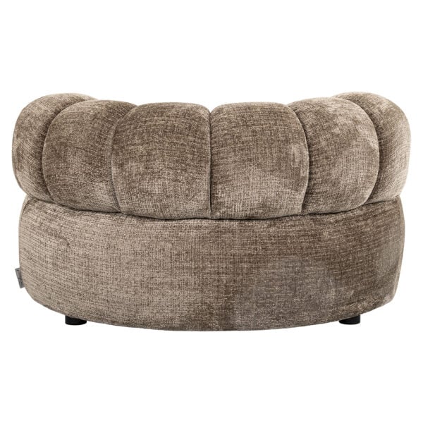 Richmond Interiors Fauteuil Penelope stone fire retardant Taupe Fauteuil