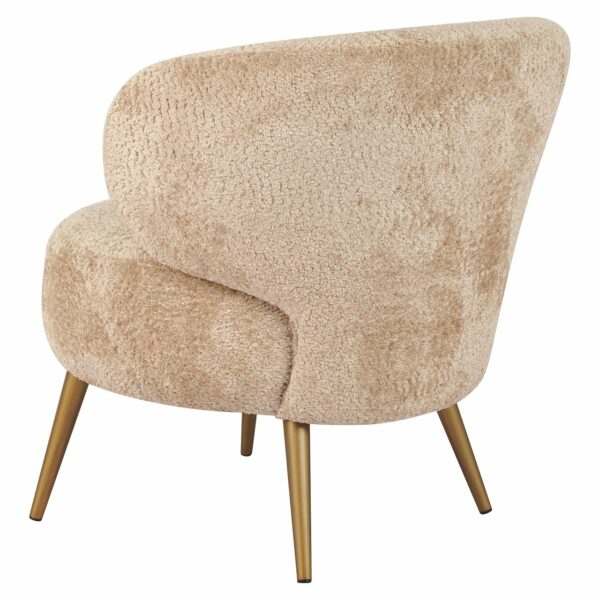 Richmond Interiors Fauteuil Sabor sheep nature Taupe Fauteuil