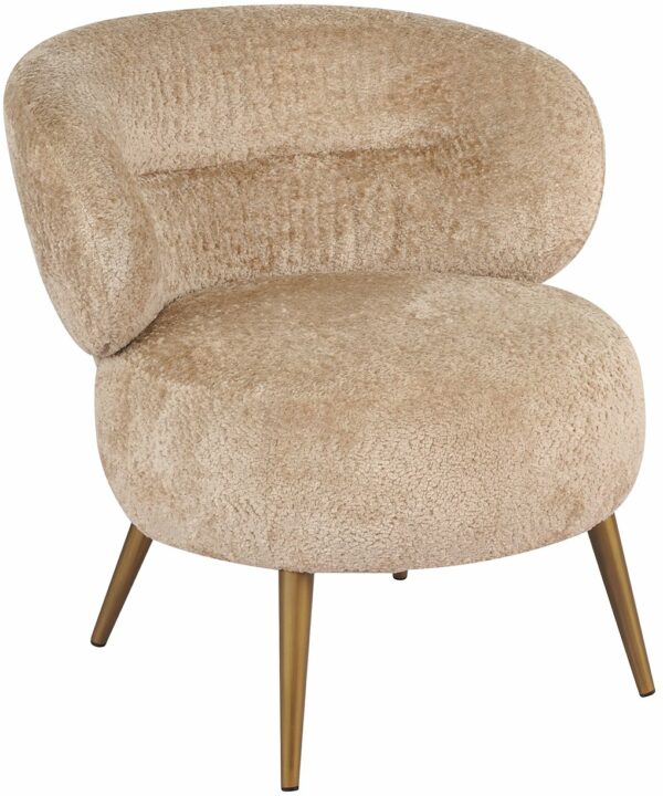 Richmond Interiors Fauteuil Sabor sheep nature Taupe Fauteuil