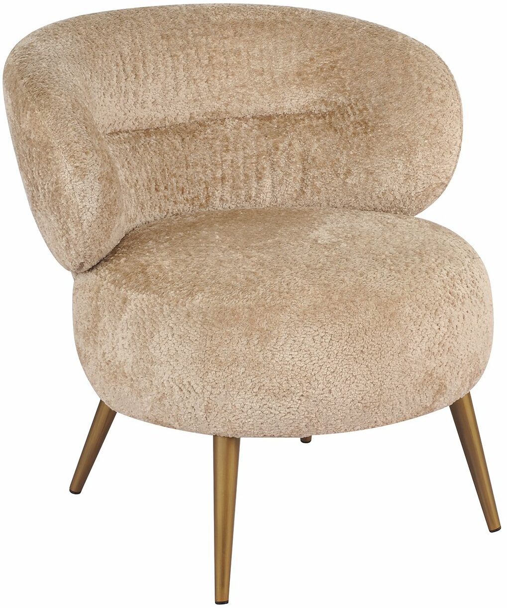 Richmond Interiors Fauteuil Sabor sheep nature Taupe Fauteuil