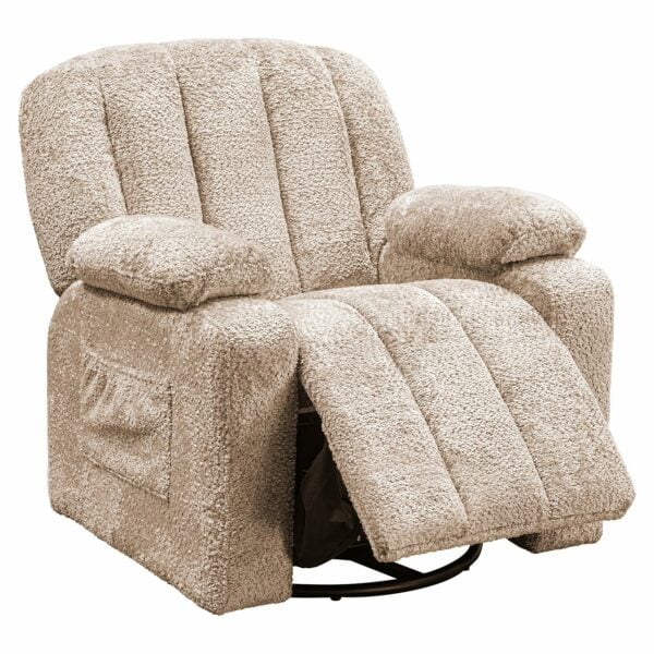 Richmond Interiors Kinder draaifauteuil Mickey Taupe Fauteuil