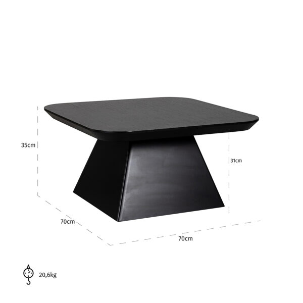 Richmond Interiors Salontafel Bonvoy black Zwart Salontafel