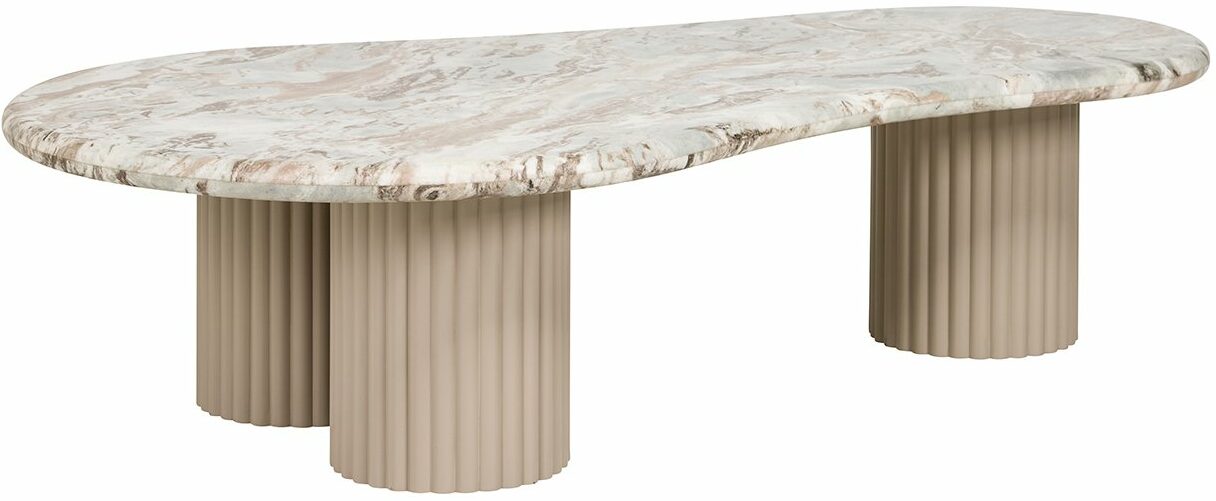 Richmond Organische Salontafel Coronel Marmer, 150 x 80cm - Beige