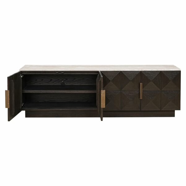 Richmond Interiors Tv-dressoir Claremont 4-deurs Bruin Dressoir