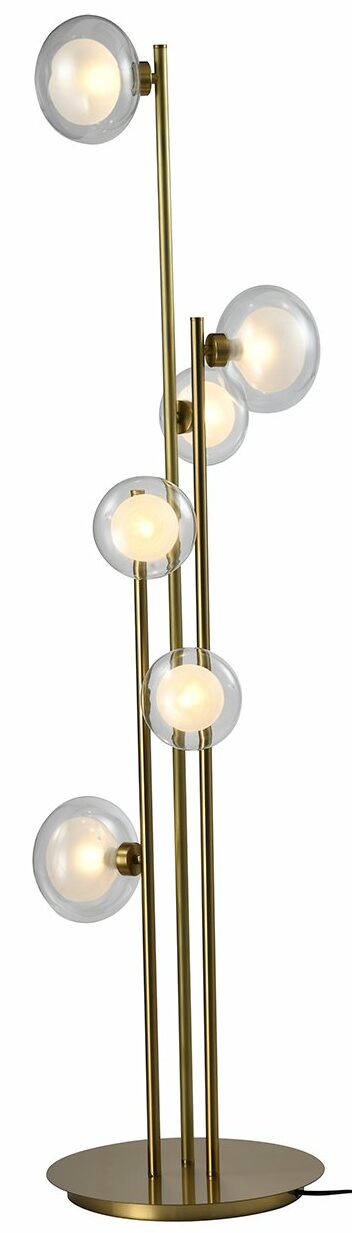 Richmond Interiors Vloerlamp Luva brass Goud