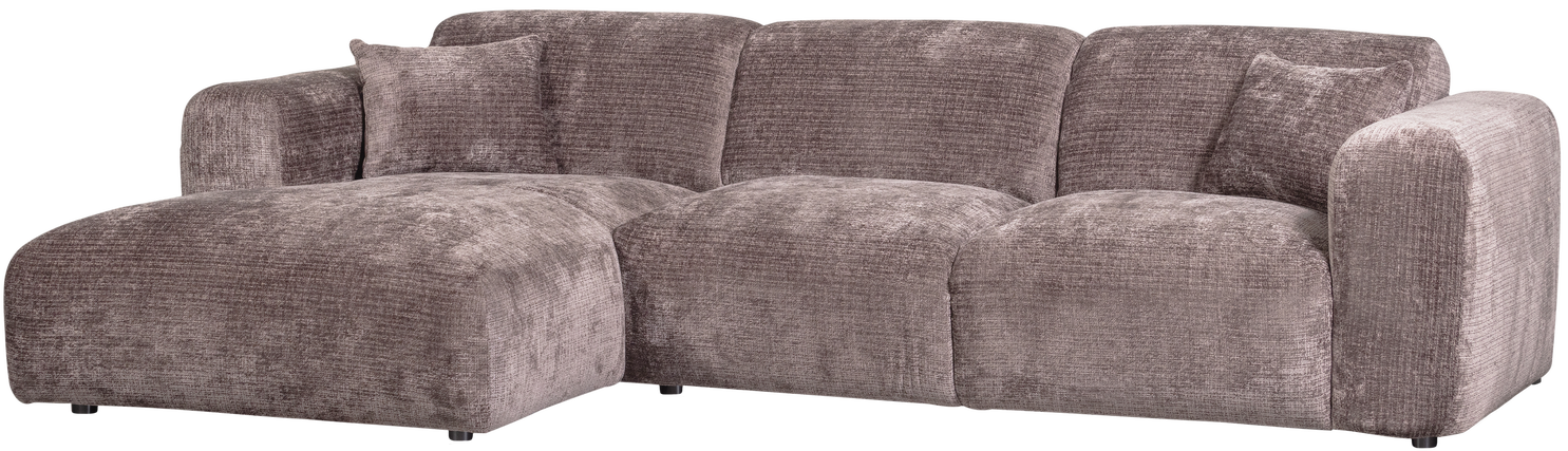 WOOOD Loungebank Cloud Links, Chenille - Taupe