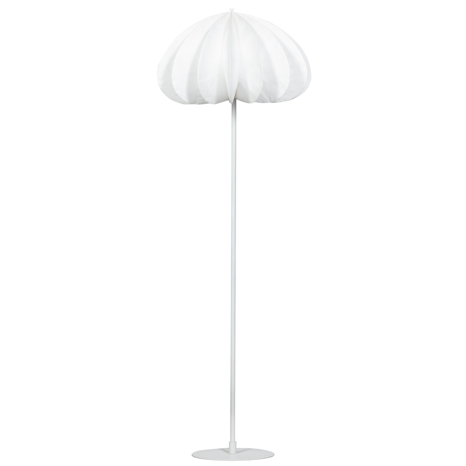 Dalia vloerlamp papier wit 150xo50cm