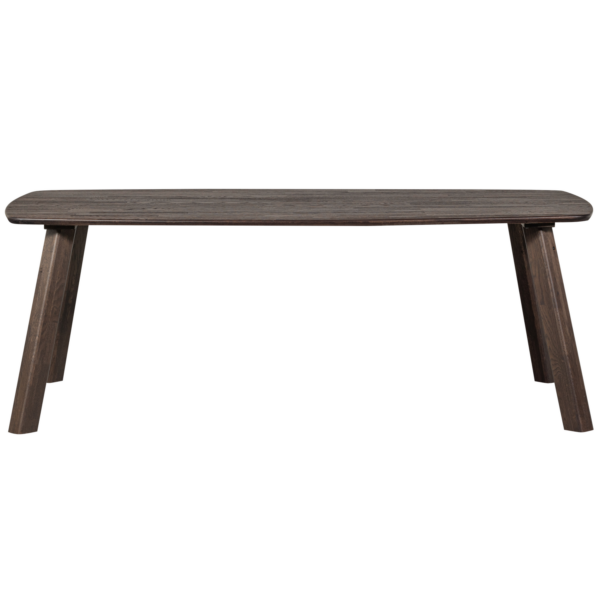 WOOOD Eettafel eettafel deens ovaal vl 220x100cm mystic brown Bruin Eettafel