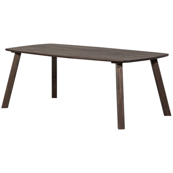 WOOOD Eettafel eettafel deens ovaal vl 220x100cm mystic brown Bruin Eettafel