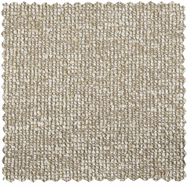 WOOOD Mojo bankje 160cm met rugleuning boucle beige melange Beige 2-zitsbank