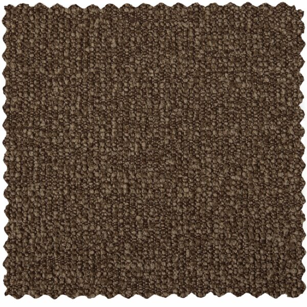 WOOOD Mojo bankje 160cm met rugleuning boucle bruin melange Bruin 2-zitsbank