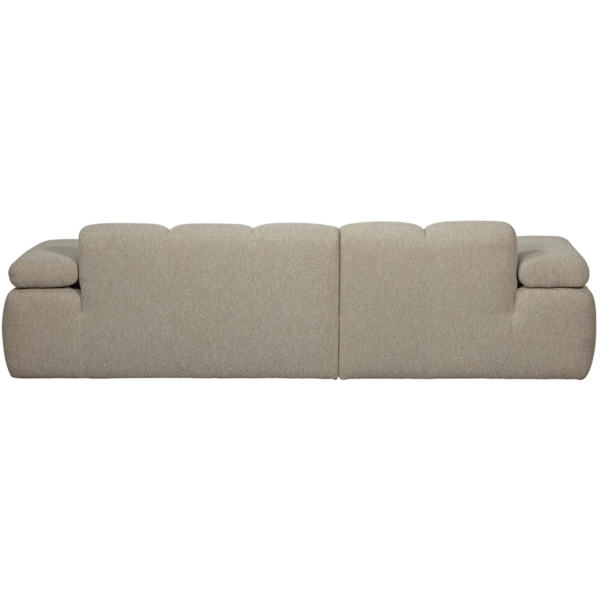 WOOOD Mojo chaise longue links boucle beige melange Beige Bank