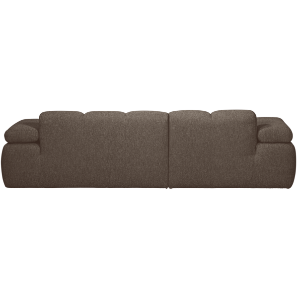 WOOOD Mojo chaise longue links boucle bruin melange Bruin Bank