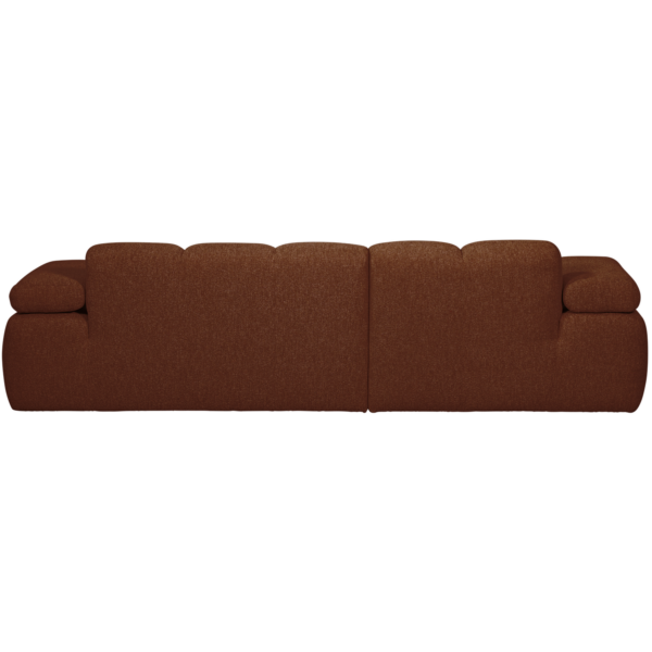 WOOOD Mojo chaise longue links boucle roest bruin melange Bruin Bank