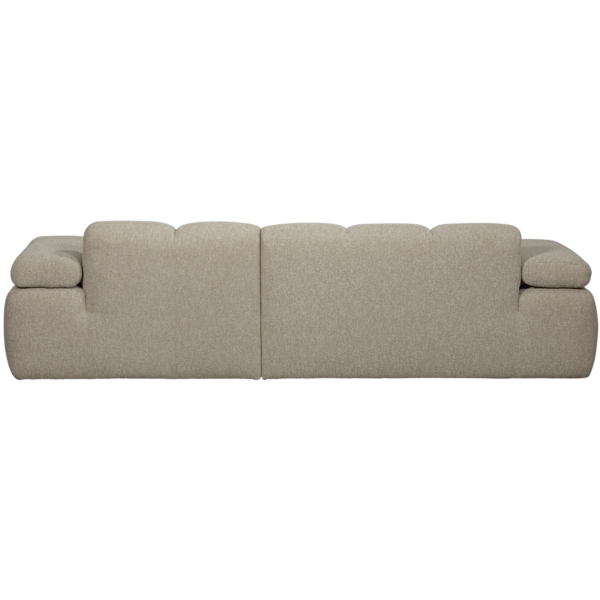 WOOOD Mojo chaise longue rechts boucle beige melange Beige Bank