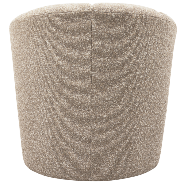 WOOOD Mojo draaifauteuil boucle beige melange Beige Draaifauteuil