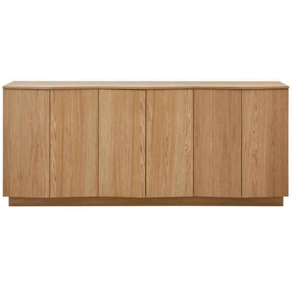 WOOOD Zuma dressoir 200cm eiken transparant Transparant Dressoir|Kast