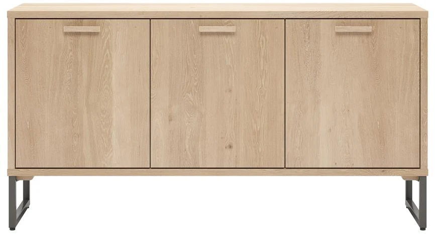 Henders & Hazel Castello dressoir 153 cm - 3-deuren Naturel Dressoir