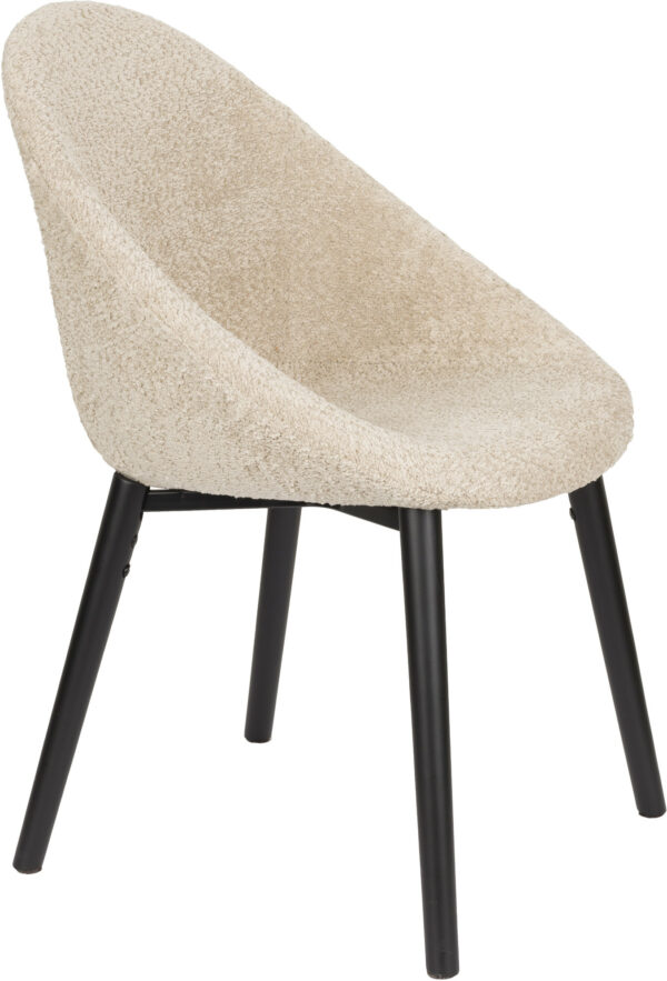 Eetkamerstoel Fenna Beige Dutchbone Eetkamerstoel ZVR1000090