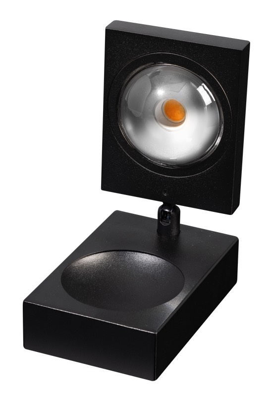 ETH Jake Cube Tafellamp Led Met Lens 3 Step Dimming 2700k 10w Zwart 721L