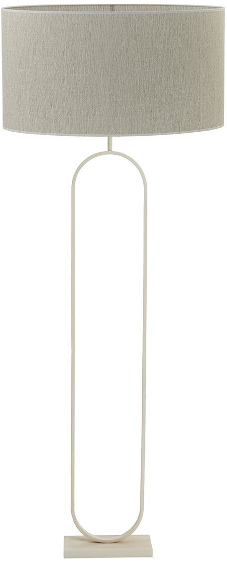 Feelings Wonen meubelen Bowie vloerlamp incl. kap Beige Vloerlamp