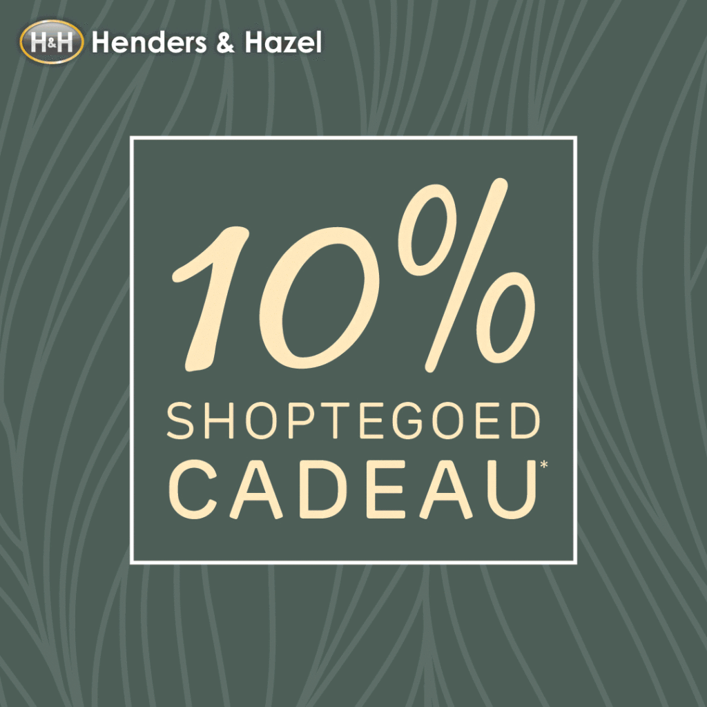 10% shoptegoed cadeau Henders & Hazel