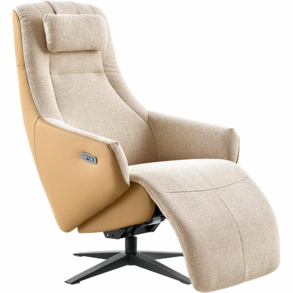 INHOUSE Relaxfauteuil Marlia zandbeige bruin Bruin Fauteuil