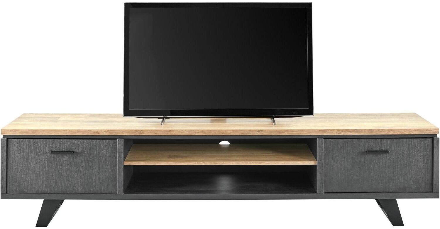 INHOUSE TV-meubel Troia zwart Zwart Tv-meubel|Tv-dressoir