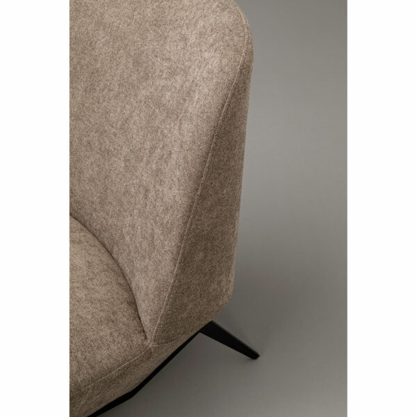 Fauteuil Cubico Taupe Kare Design Fauteuil 70610